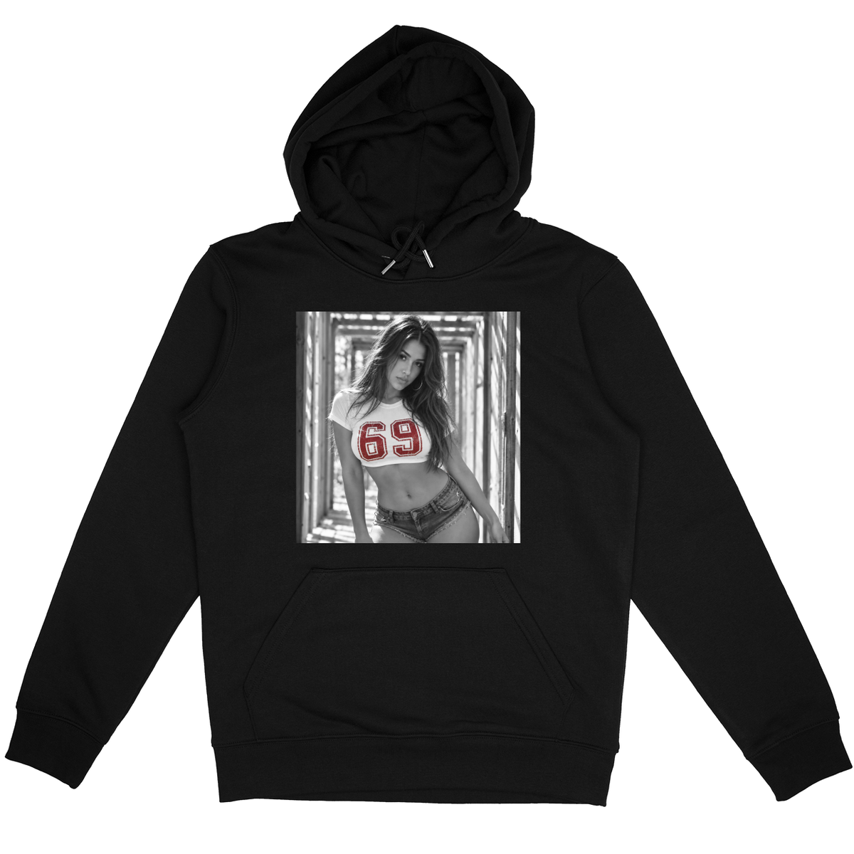 Pullover Hoodie - Black - front***Black