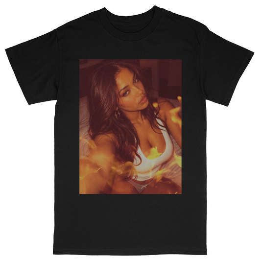Basic Unisex Heavy Cotton T-Shirt - Black - front