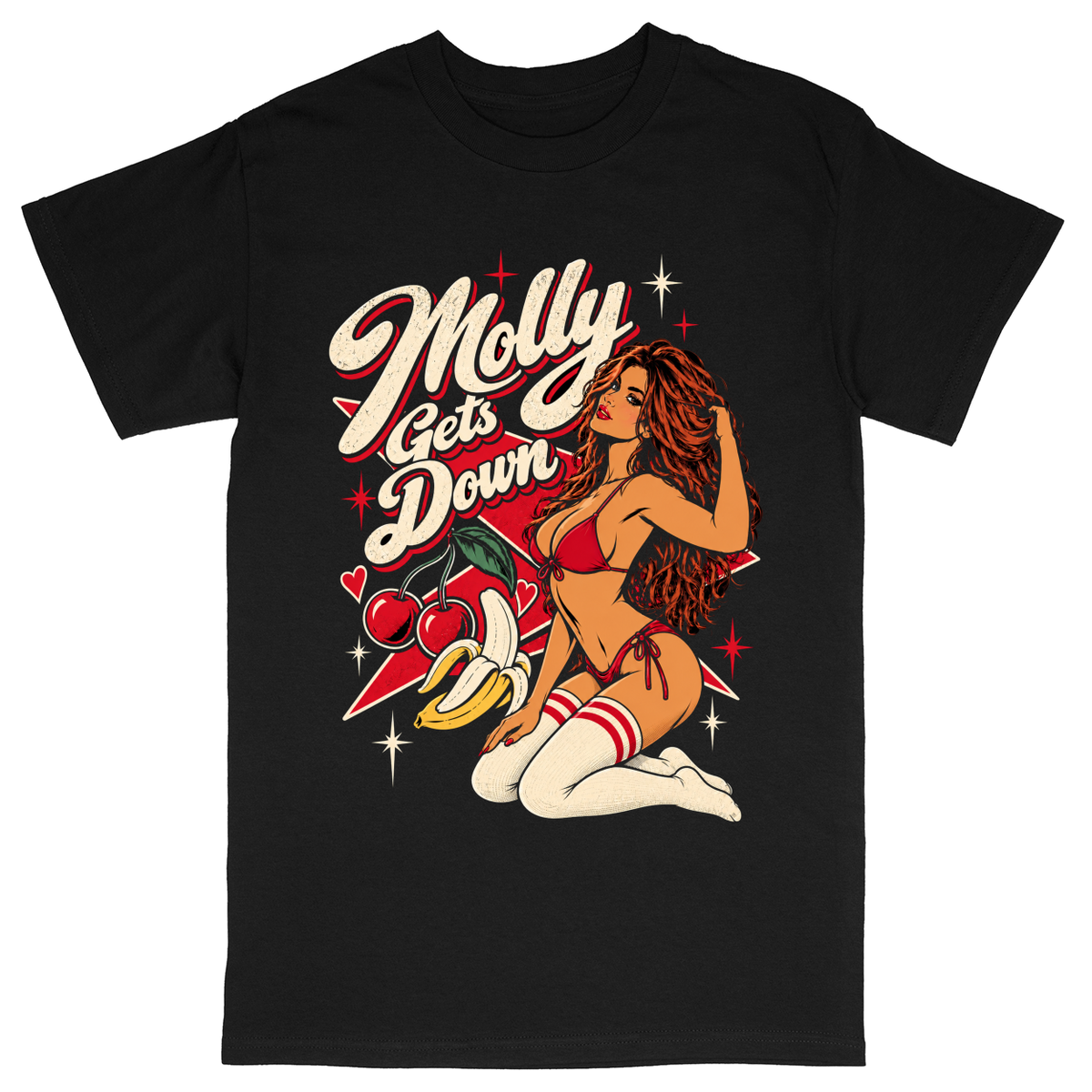 Basic Unisex Heavy Cotton T-Shirt - Black - front***Black|||Basic Unisex Heavy Cotton T-Shirt