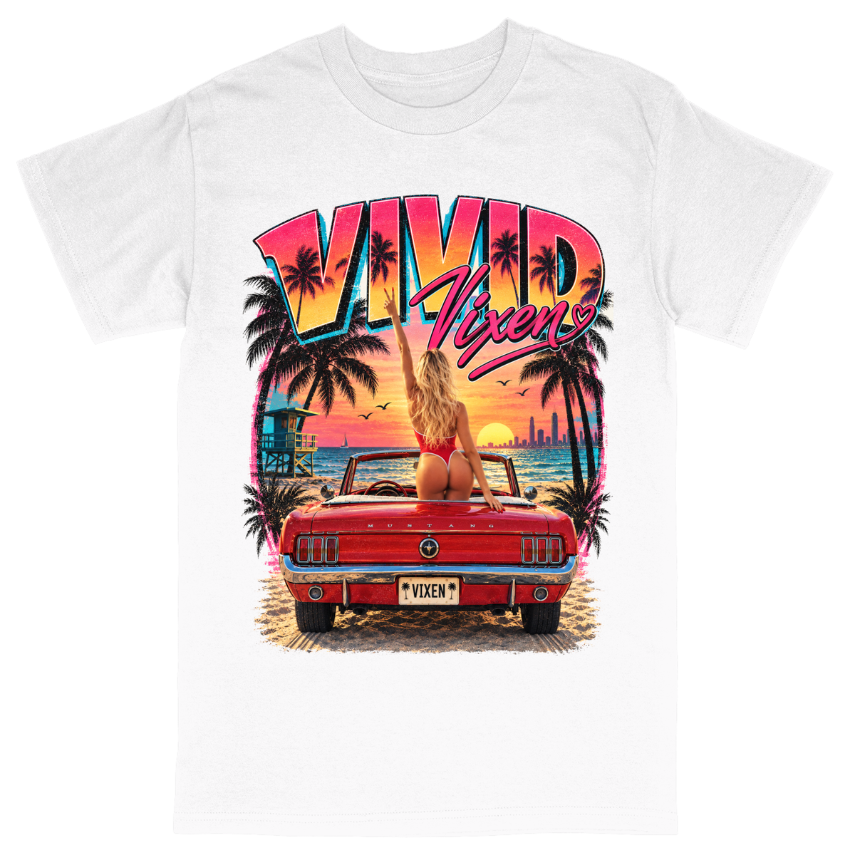 Basic Unisex Heavy Cotton T-Shirt - White - front