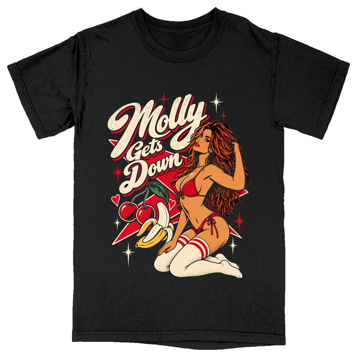 Comfort Colors Soft Heavyweight Tee - Black - front