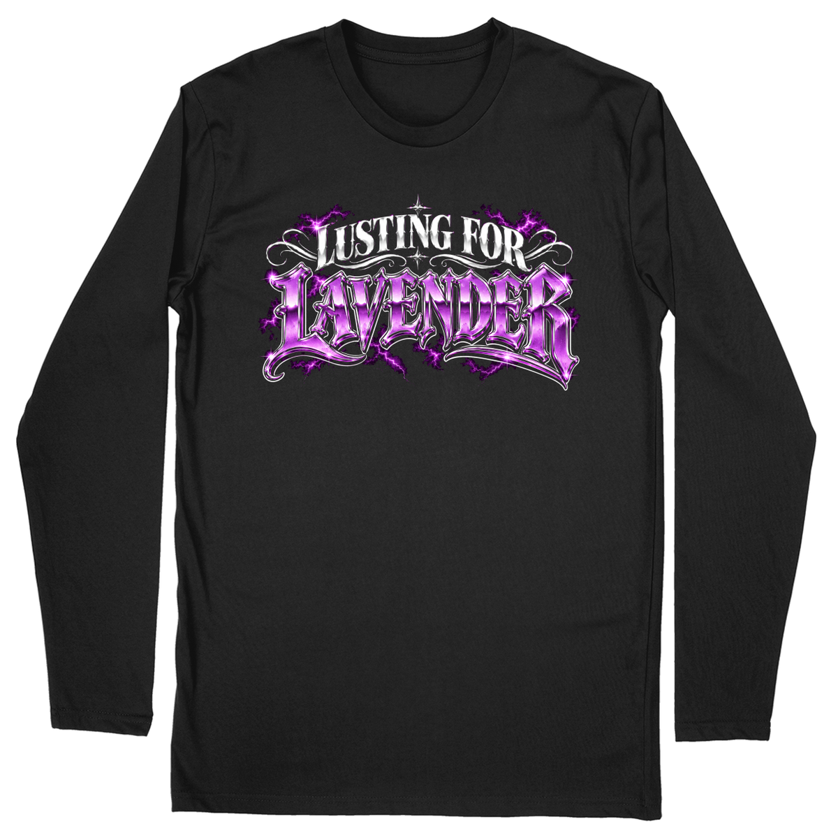Long Sleeve Unisex T-shirt - Black - front***Black|||Long Sleeve Unisex T-shirt