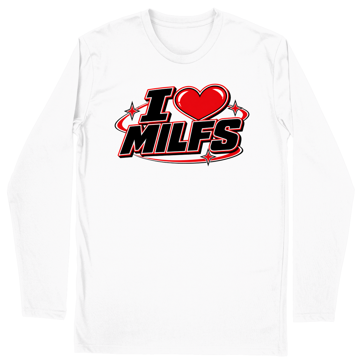 Long Sleeve Unisex T-shirt - White - front