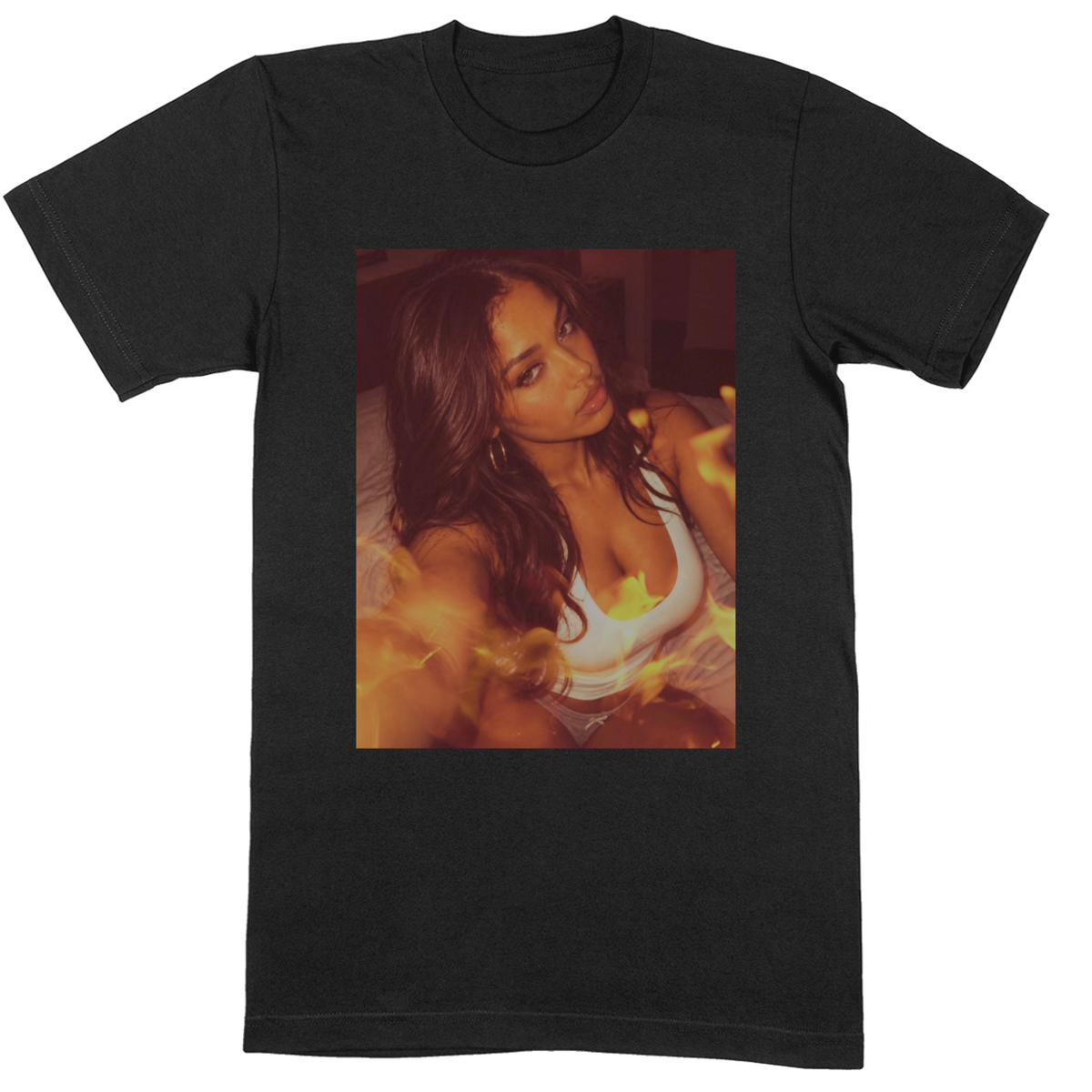 Premium Soft Unisex T-shirt - Black - front***Black|||Premium Soft Unisex T-shirt