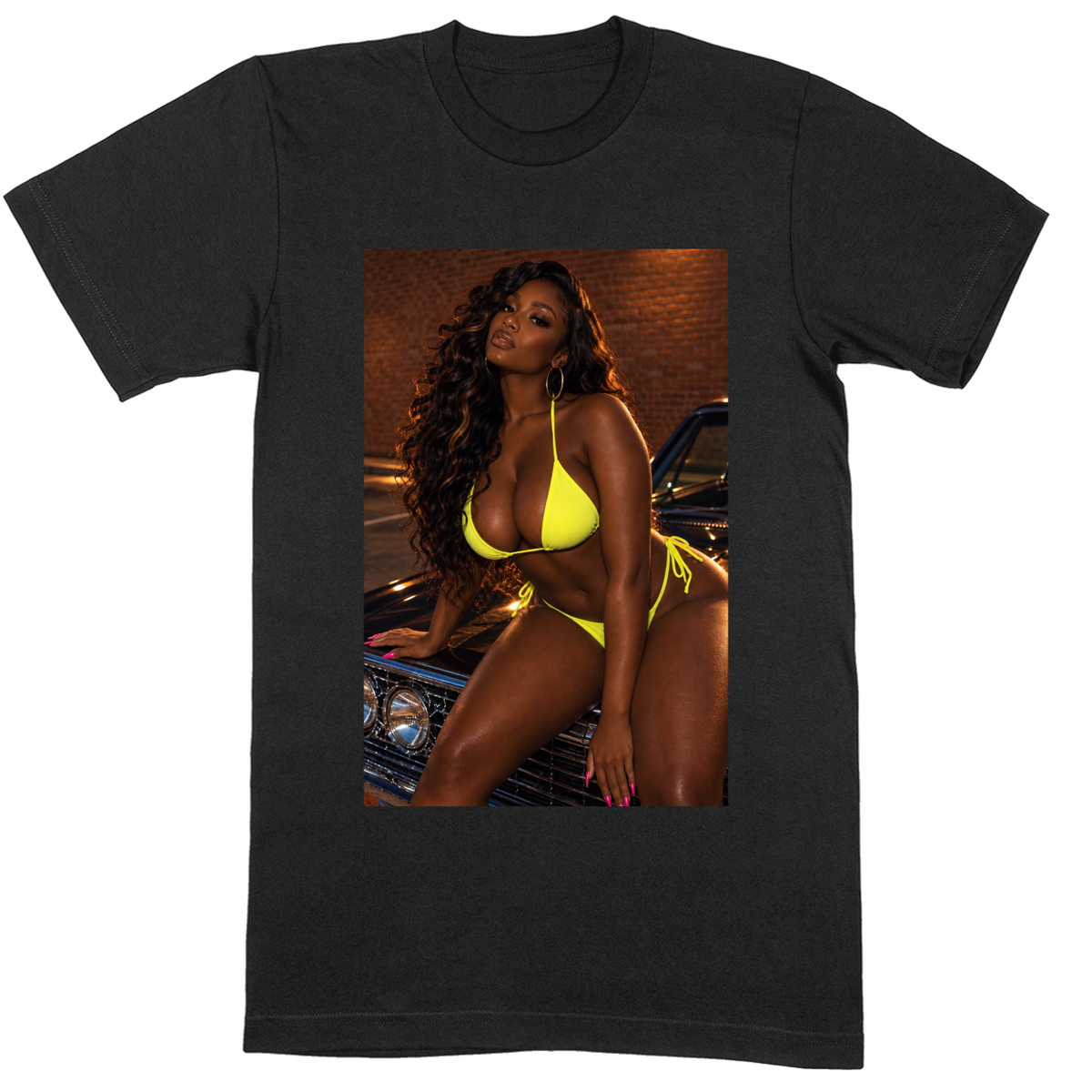 Premium Soft Unisex T-shirt - Black - front