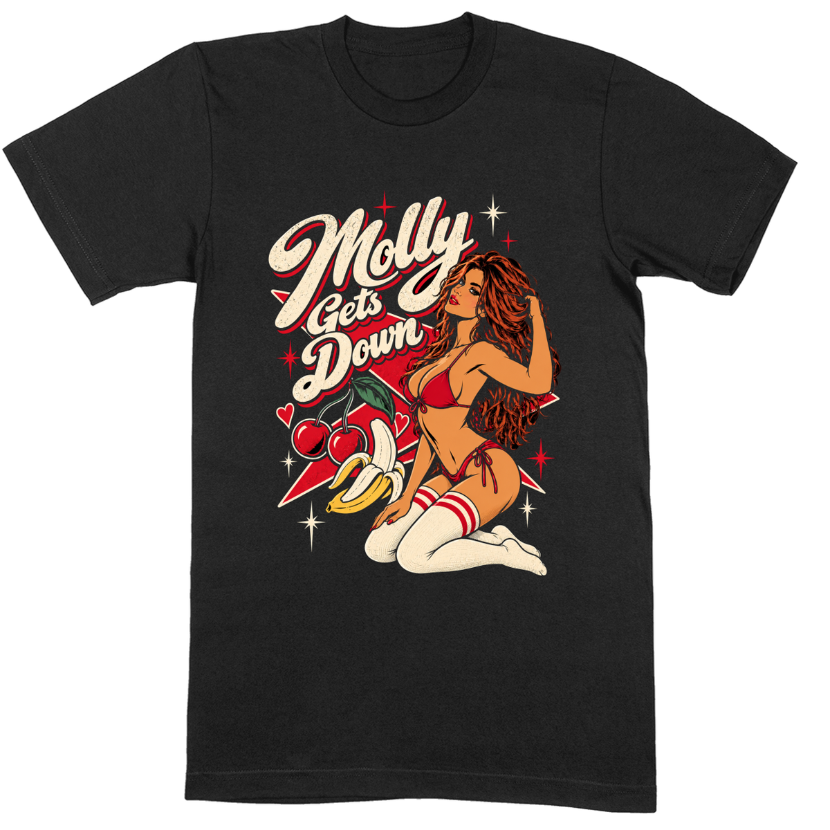 Premium Soft Unisex T-shirt - Black - front