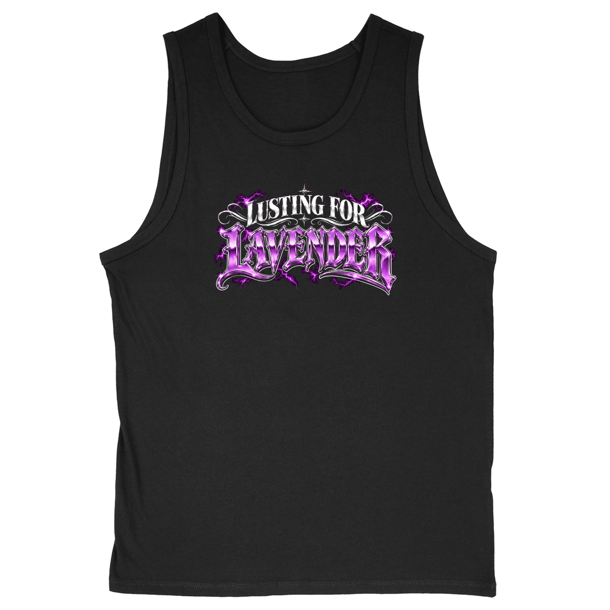 Soft Style Unisex Tank Top - Black - front
