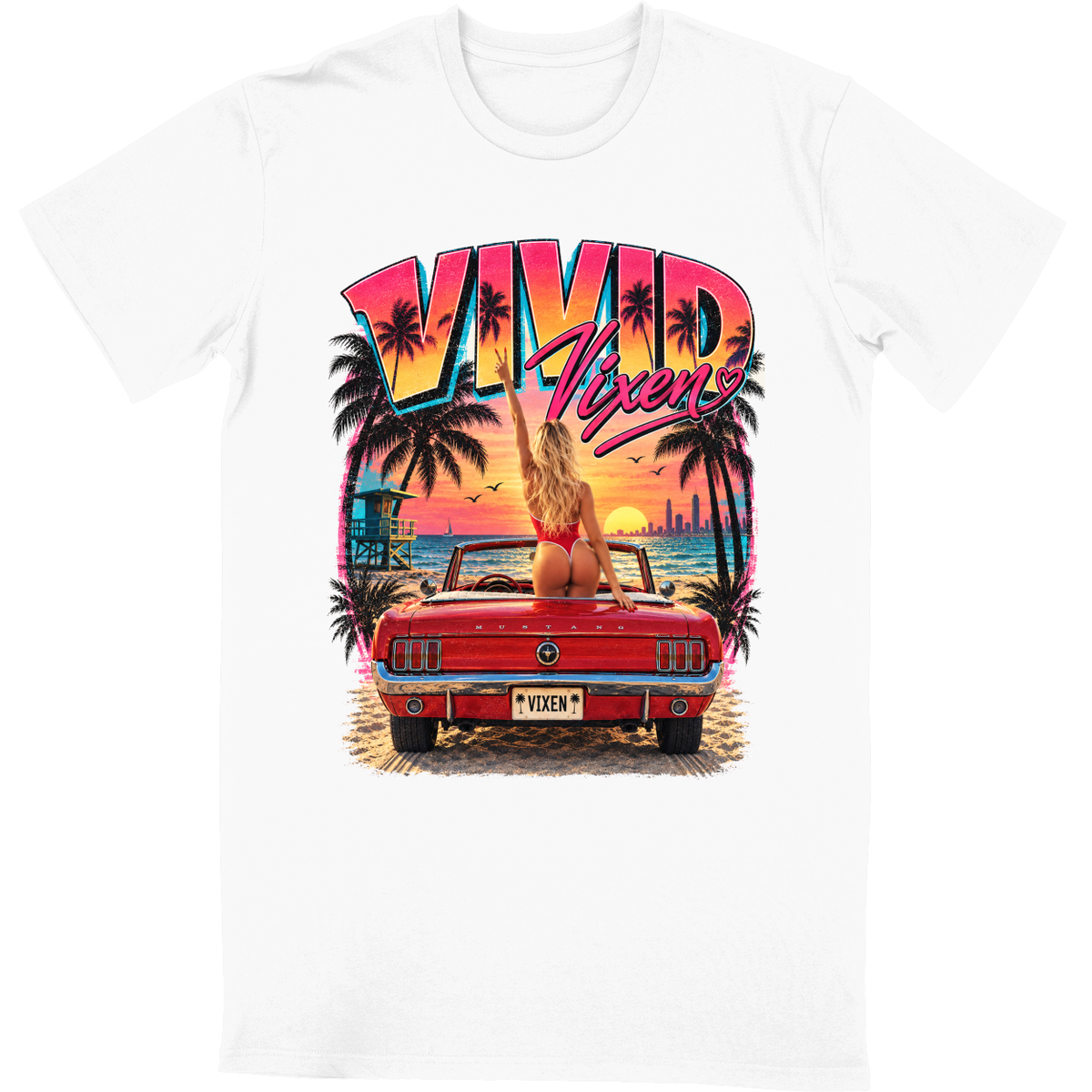 Tall Tee Soft Style - White - front
